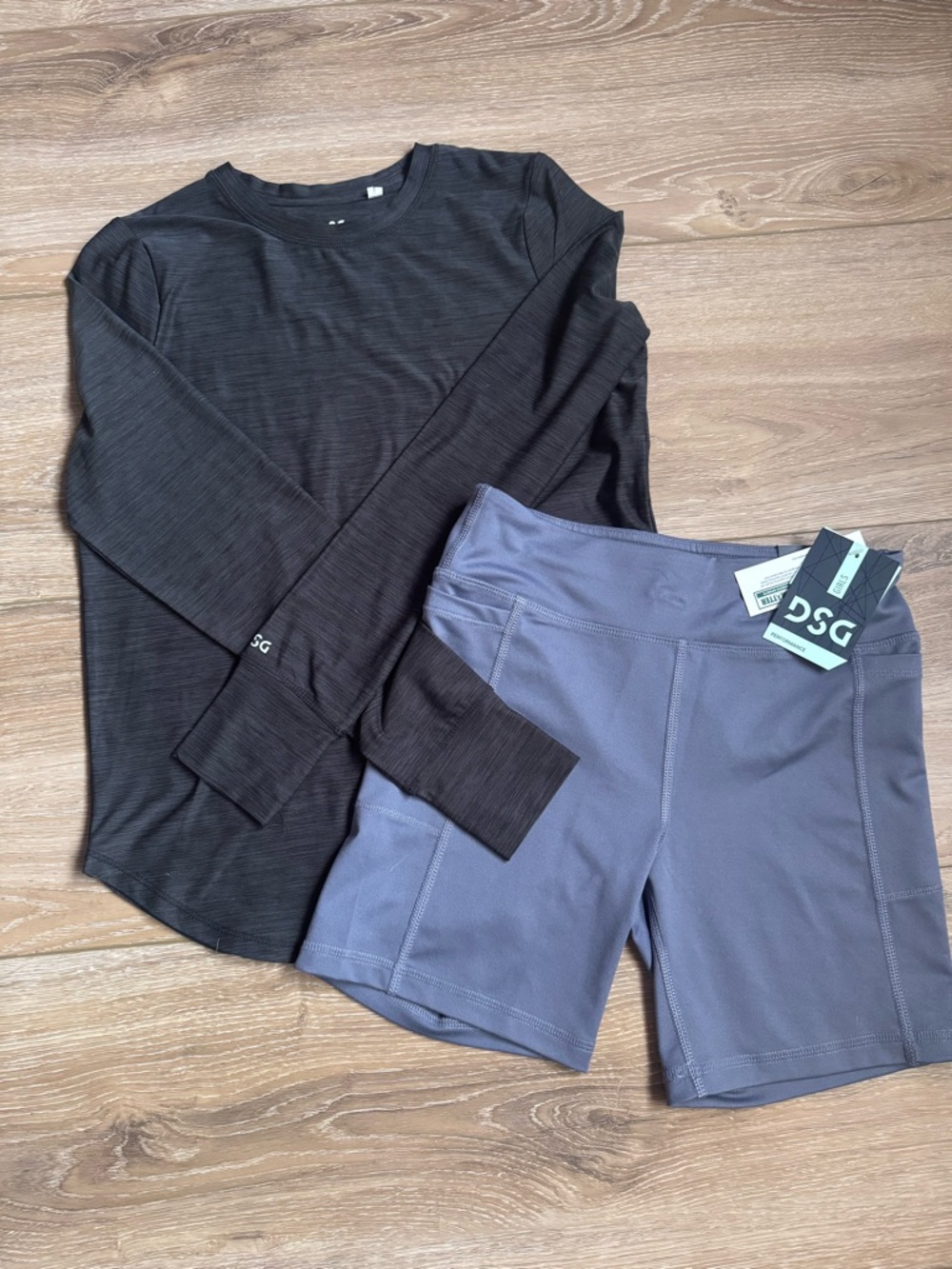 DSG 2 pcs Girls size large athletic Bike Short set outfit bundle